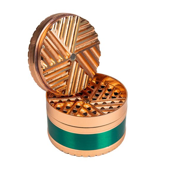 Великий Металевий Гріндер Для Тютюну "Unusual Grinder Green" | Зображення 2