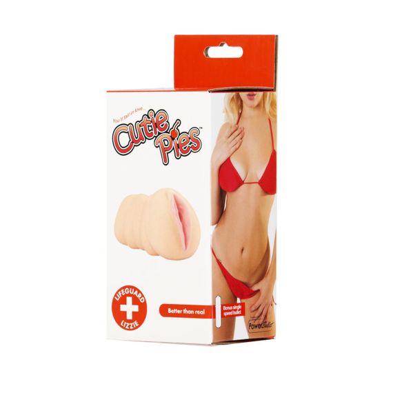 Мастурбатор-вагина Cutie Pies Lifeguard Lizzie Vagina Masturbator, вибропуля в подарок | Зображення 5