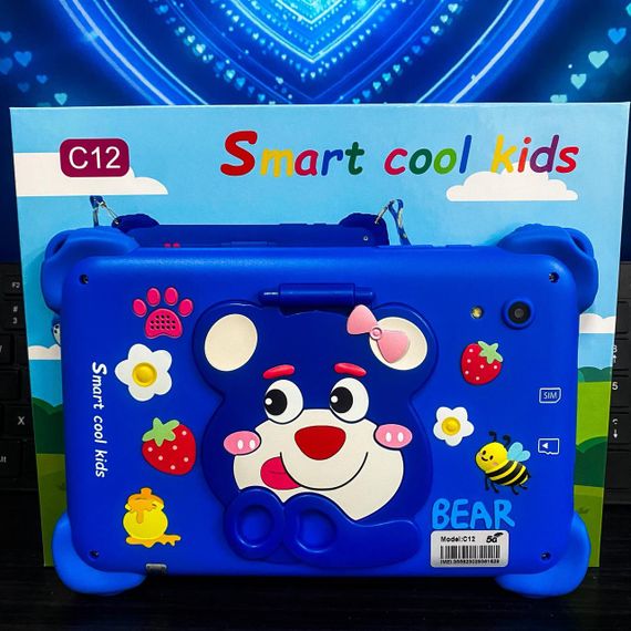 Планшет Smart Cool Kids C12 для дітей, 8 ГБ ОЗУ, 256 ГБ ПЗУ, Android, 7 дюймів синій | Зображення 2
