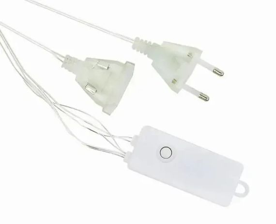 Новорічна гірлянда з іграшками в кулі 10 шт. на 3 х 1.5 м RJ-11 Мультиколір у пакованні 1 шт. | Зображення 2