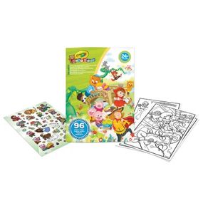 Набор для творчества Crayola Mini Kids Раскраска Любимые сказки, 96 страниц и дополнительно наклейки (25-1081)