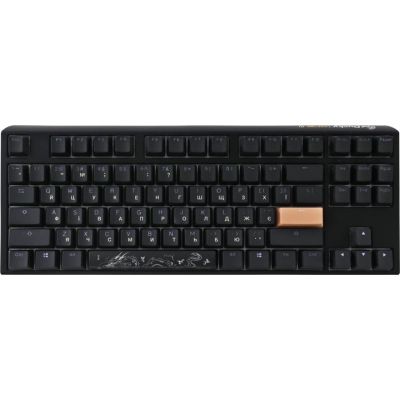 Клавиатура Ducky One 3 TKL Cherry MX Blue RGB UA USB Black (DKON2187ST-CUAPXCLAWSC1) | Зображення 7