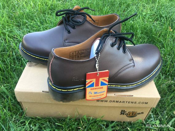 Ботинки полуботинки туфли Dr. Martens 1461 (Коричневые) Размер 41 42 43 45 | Зображення 3