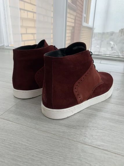 Бордовая зимняя обувь 42 размер | Зображення 2