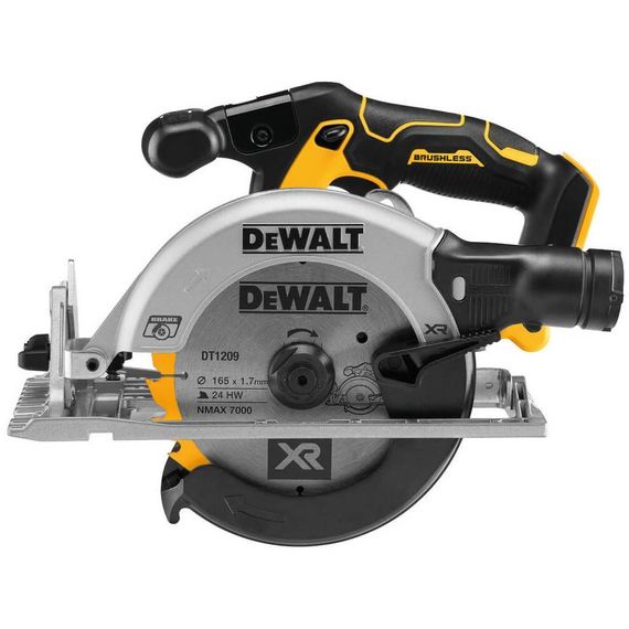 Пила дискова акумуляторна безщіткова 165*20мм DeWALT DCS565NT | Зображення 1