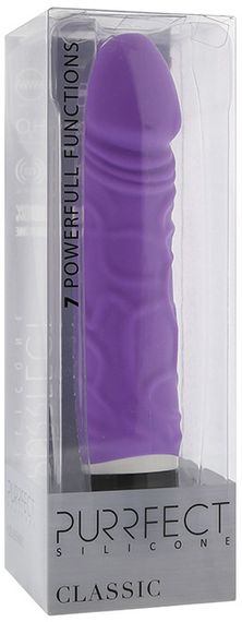 Вибромассажер PURRFECT SILICONE CLASSIC 6.5INCH, PURPLE sexstyle | Зображення 2