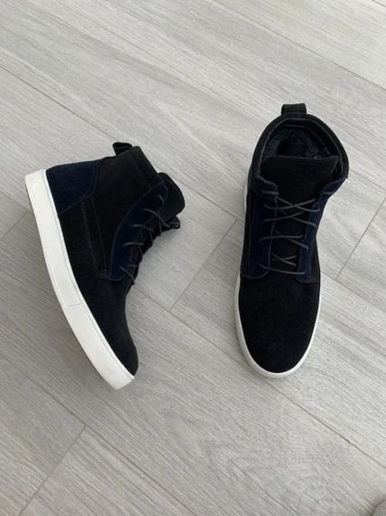 Замшеві кеди на білій підошві 42 розмір | Зображення 5