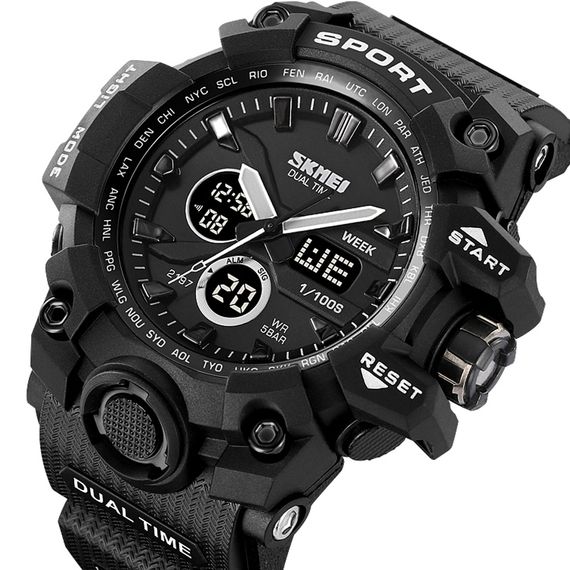 Чоловічий годинник Skmei 2197BK Black | Зображення 2