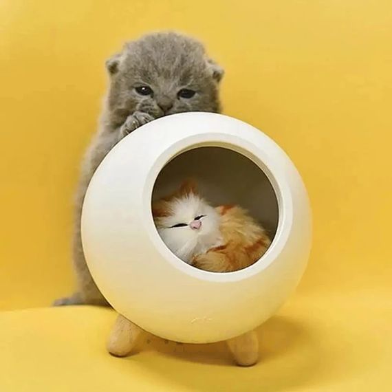 Світильник-нічник з регулюванням яскравості та кольору XPRO Cat House (234575391_422) | Зображення 4