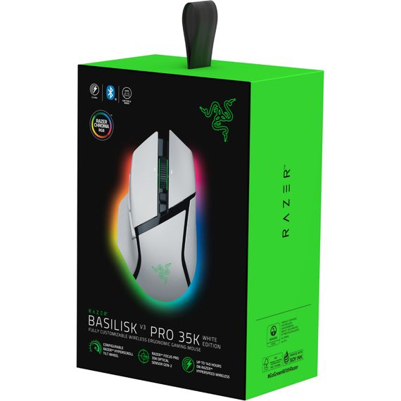 Мишка Razer Basilisk V3 Pro 35K Wireless/Bluetooth White (RZ01-05240200-R3G1) | Зображення 9