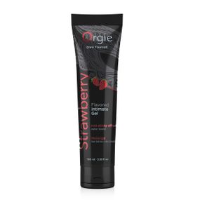 Їстівний лубрикант на водній основі LUBE TUBE "Полуниця", 100 мл, Orgie (Бразилія-Португалія) Sex Aura
