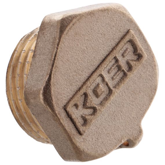 Заглушка Koer KF.P06M.WN - 1/2'' Н (без никеля) (KR3023) | Зображення 2