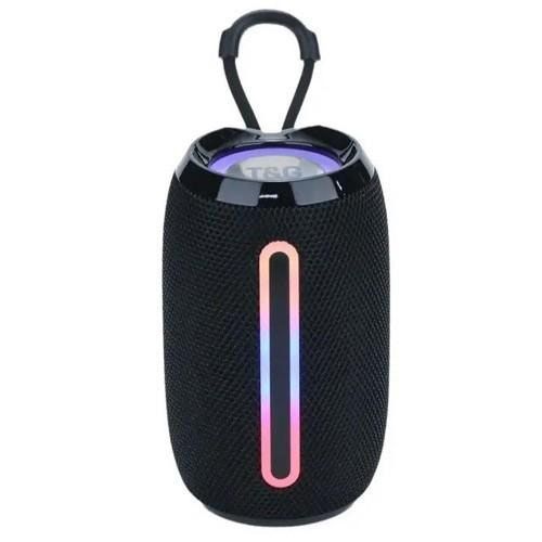 Портативна Bluetooth-колонка TG653 USB з ремінцем. Колір чорний
