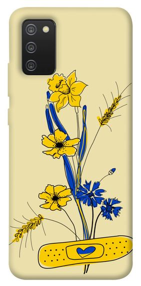 Чохол IBANAN Українські квіточки для Samsung Galaxy A02s