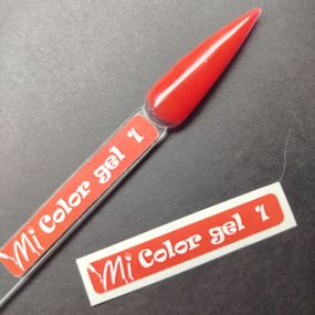 Наліпка на тіпсу (палітру) для гелю Mi Color №01 (9 x 55 мм)