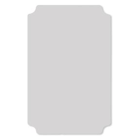 Дзеркальна наліпка (акрил) 3D 27*42cm*2mm Silver (S) SW-00001520