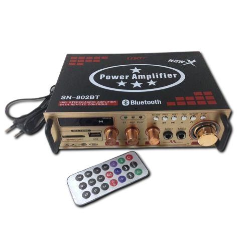 Підсилювач звуку з караоке та Bluetooth UKC 802 BT (4515_680) | Зображення 2