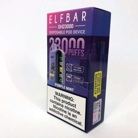 ELF BAR GH 23000 5%. Пурпурная Мята (Purple Mint) | Зображення 3