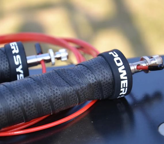 Скакалка швидкісна Power System PS-4079 Hi-Spedd Jump Rope Black 3 м (4079BR-0) | Зображення 5