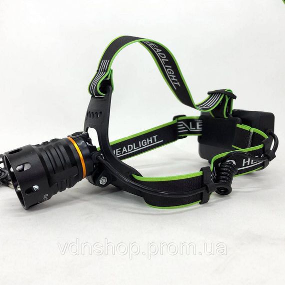 Ліхтар для походів на лоб, Яскравий світлодіодний потужний ліхтар на лоб для будівельника IA-46 | Зображення 8