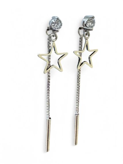 Серьги подвески Primo Star - Silver
