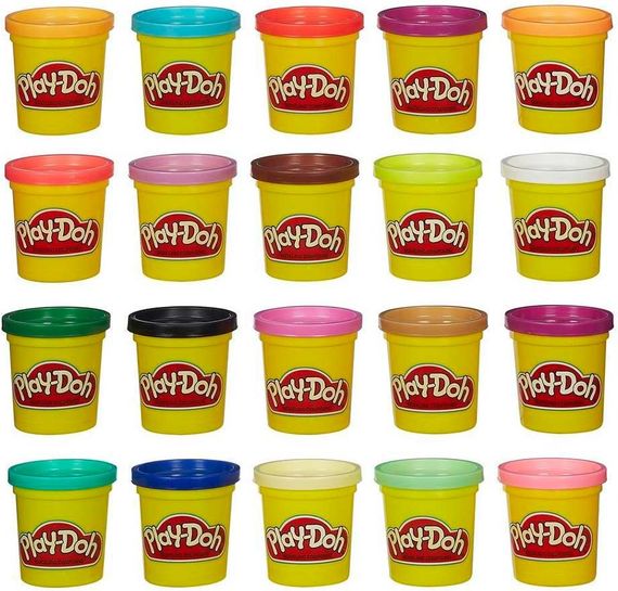 Мега-набор пластилина Play-Doh: 20 Classic Colors (20 баночек) | Зображення 3