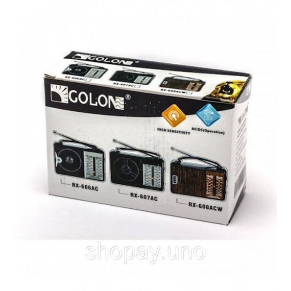 Радіоприймач GOLON RX-608 | Зображення 2