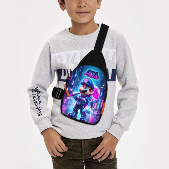 Сумка через плечо детская Супер Марио 29х17 см сумка слинг для мальчика (02170)