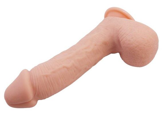 Фаллоимитатор на присоске Baile Beautiful JOHNSON 9.2'' Flesh, BW-008040NR Sex Aura | Зображення 7