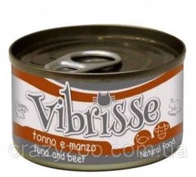 Влажный корм для котов Vibrisse Tuna & Beef тунец и говядина 70 г C1018903
