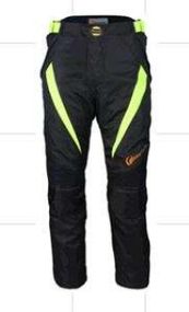 Мотоштани (текстиль) (чорно-салатові size L) (HP08)
