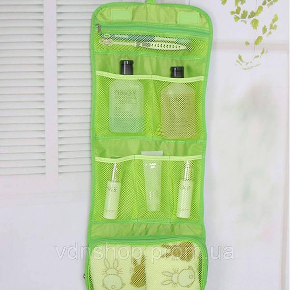 Органайзер дорожній сумочка Travel Storage Bag косметичка. Колір: зелений BO-57