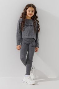 Костюм світшот+лосини для дівчинки Benini 251001 122 см Сірий shop (2000990934994)