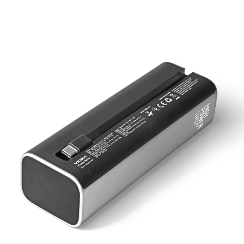 Павербанк 20000 mAh Videx VPB-366-G 100W PD LED дисплей сірий | Зображення 5