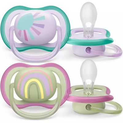 Пустышка Philips AVENT Ultra Air, 0-6 міс. 2 шт (SCF085/59) | Зображення 1