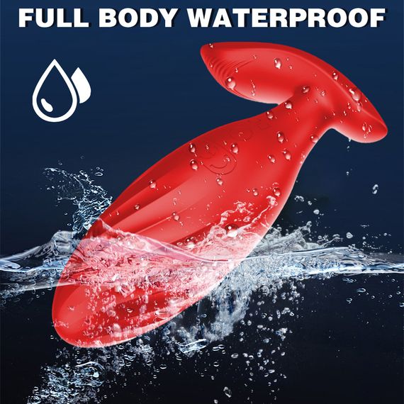 Анальна пробка з вібрацією «ButBut anal plug», з пультом дистанційного керування, 10 режимів вібрації, колір Sex Aura | Зображення 4