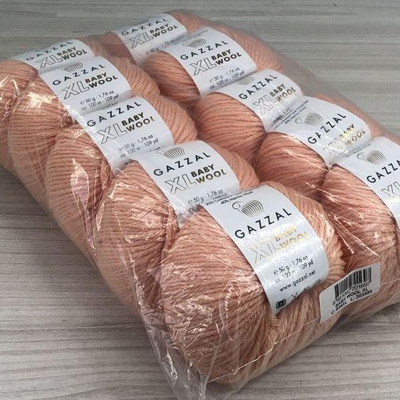 Пряжа Gazzal – Baby Wool XL колір 834 | Зображення 3