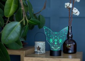 Сменная пластина для 3D светильников "Кошка 2" 3DTOYSLAMP