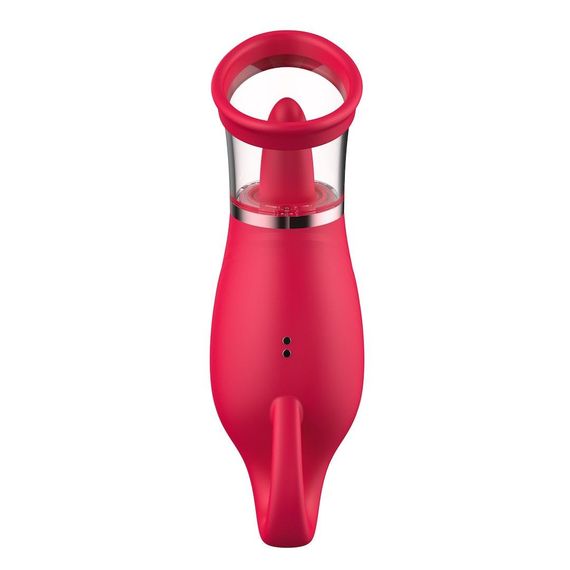 Вакуумный стимулятор с язычком - Licking Tongue Suction Vibrator Erospace Sweet Play A18 Sex Aura | Зображення 7
