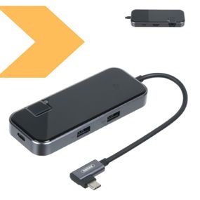 Концентратор USB REMAX RU-U88 Type-C 6в1 сірий (MAW-37497_1610)