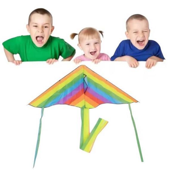 Повітряний змій C 40028 112х65см хвіст 95см Різнокольоровий