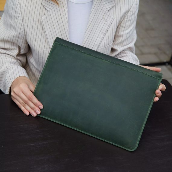 Чохол для ноутбука вінтажний Incarne Message MacBook Air 13" 2018-2025 message-green-vintage-air-13 зелений | Зображення 3