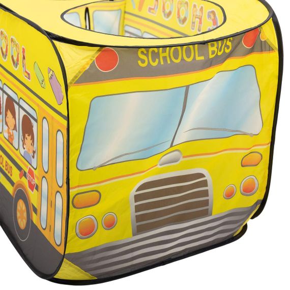 Дитячий ігровий намет «Шкільний автобус» 110×70×66 см намет для дітей Жовтий HP-S-5NDY | Зображення 6