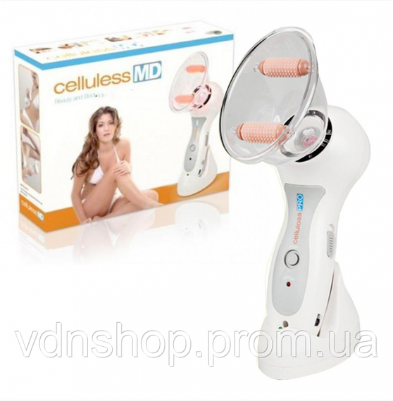 Масажер вакуумний антицелюлітний Celluless MD NEW вакуумно-роликовий ефективний масажер Целюлес CU-23 | Зображення 6