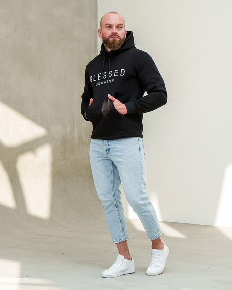 Худі Blessed чорне S M | Зображення 4