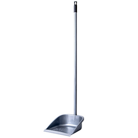 Совок для сміття "Євро" з довгою ручкою (сірий)