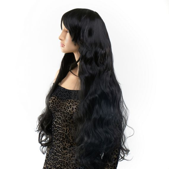 Перука штучна Fetish Hair, чорна, 65 см | Зображення 1