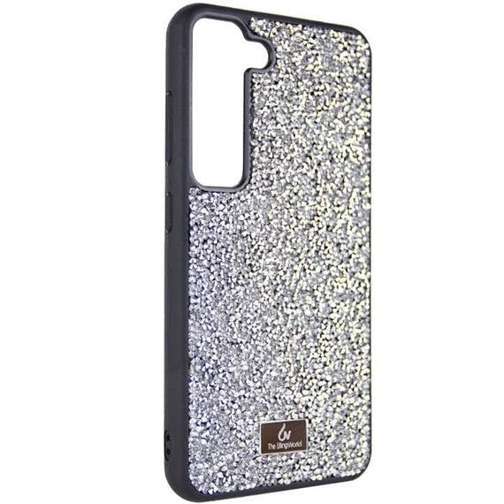 TPU чехол Bling World Rock Diamond для Samsung Galaxy S23+ Серебряный | Зображення 1