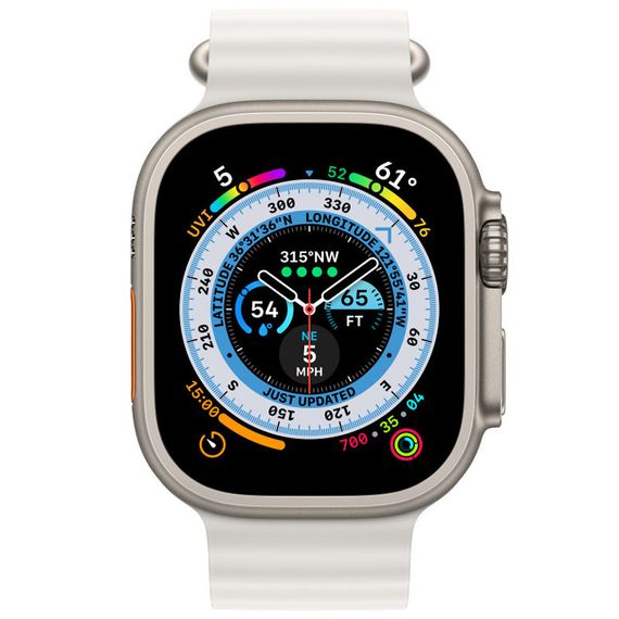 Ремінець Ocean Band для Apple Watch 42(ser.1-3)/44/45/46/49mm Білий / White | Зображення 1