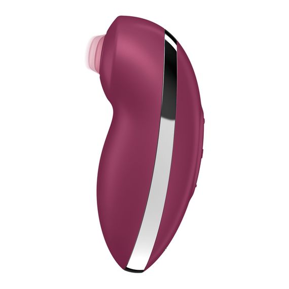 Вібростимулятор-пульсатор Satisfyer Tap & Climax 2 Red, ефект постукування пальцем | Зображення 1